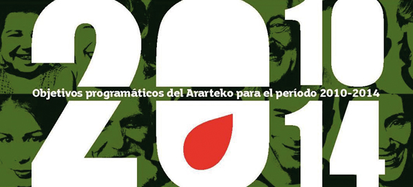 Portada:Objetivos Programáticos del Ararteko para el periodo 2010-2014